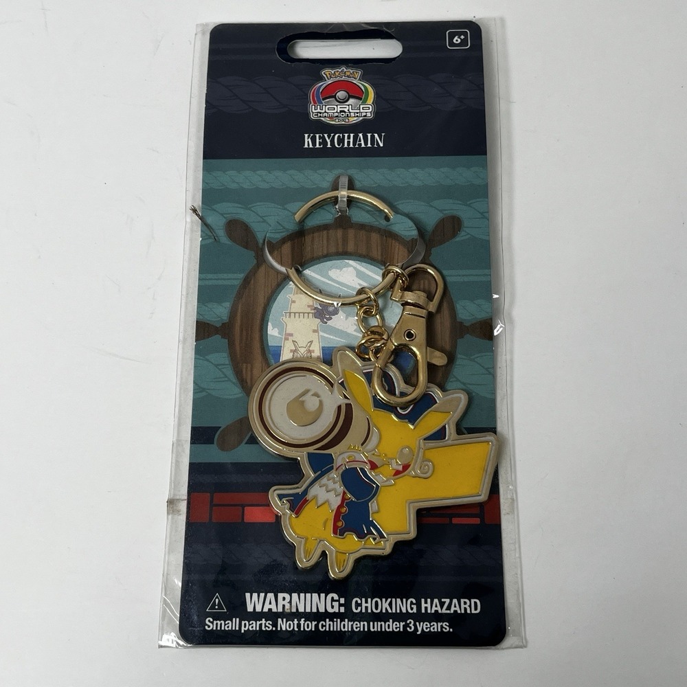 Pokémon World Championships 2015 Pikachu Keychain – Official Exclusive‎ – Sealed